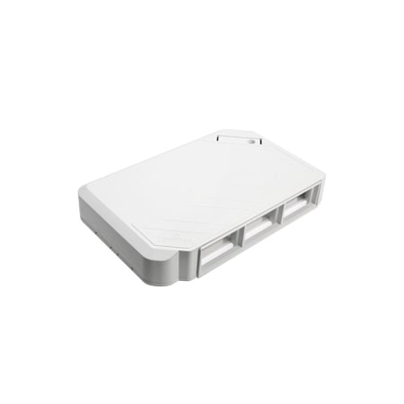 Leviton 6-Port Surface Mount Unloaded, Quickport Mos Multimedia, White 41296-MMW